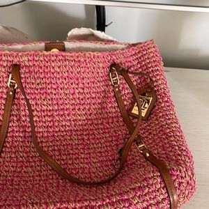 Ralph Lauren lined woven bag